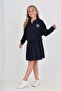 Girl's Bow Embroidered Skirt Suit - 3