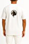 Oversize Turan Wolf and Turkish Symbol Unisex T-Shirt with Pocket and Back Design - 2