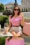 Women's Premium Yarn/Special Yarn Carmen Collar Knitwear Blouse - 2