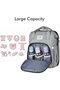 3 in 1 Mummy Bag, Waterproof Diaper Bag Backpack with Changing Station, Portable Mom Travel Bab - 4