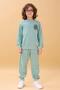 Boys' Seasonal Double Suit with Embroidery Print Detail - Çağla