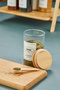 Set of 12 Vacuumed Bamboo Lids and Bamboo Stands 250ml Borosilicate Glass Spice Rack Set (Including Spoon Label) - 6