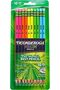 Neon Sharpened Pencils, #2 HB Soft ( Pack of 10 ) - 2