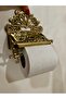 Esterhomedecor Brass Toilet Paper Holder Width 14cm Height 17.5cm Without Screws - 2