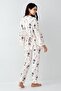 Women's Dressing Gown Pajamas Bralet 3 Piece Set - 5