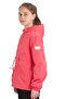 Girl's Lined Waterproof Hooded Raincoat - 2