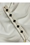 Lucky Store Gold and Black Clover Bracelet - 4