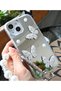 iPhone 15 - 14 - 13 Compatible Mirrored Charm Butterfly Model Silicone Case - 3