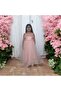 Roba Ruffled Sequined Long Girl's Prom Dress - 3