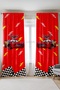 Racer Red Mcqueen Patterned Children's Baby Room Background Curtain (Single Wing Pricing)