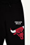 بنطال رياضي للأولاد من NBA Chicago Bulls بخصر مطاطي أسود اللون D8016A8/BK81 - 4