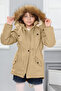 Girl's Removable Hooded Waterproof Down Coat - 2