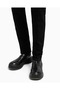 Men's Denim Fabric Slim Fit Button Closure Black Pants with Pockets Em000121 Af19825-Mc002 - 5