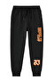 3-Piece Boy's Printed Detailed Pocketed Legs Elastic Track Pants - 4