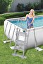 Power Steel 21' x 9' 52" Rectangular Pool Set - 8