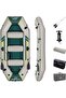 | Hydro-Force Ranger Elite X4 Inflatable Raft Set | Inflatable Boat with Hand Pump, Oars, Se - 7