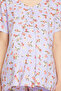 Feeding Pretty Florals Top & Pyjama Set in Lilac - Rayon - 6