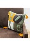 Punch Embroidered Home Written Decorative Pillow – 43X43 Cm, Zippered, Filled - 7