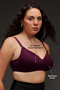 Padded Non-Wired Full Coverage Multiway T-shirt Bra in Plum Colour - 3