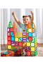 100 Pcs High quality Magnetic Building Tiles for Kids – Educational Set with Cars & Geometric Shapes