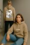 Lenithra One Piece Luffy Anime Back Printed Unisex Oversize Beige Hoodie
