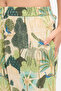 Graphic Print Kurta Top & Pyjama Set in Light Green - 100% Cotton - 6