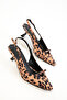 Leopard Women's Classic Heeled Shoes 20817 - 3