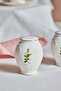 Vintage rose salt and pepper shaker 7 cm cream - 5
