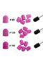 10-Piece 10*15mm Thin 180 Nail Care Combo Set Foot Sanding File Heads Included - 3