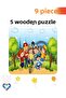 9 Piece Montessori Wooden Puzzle Set – Educational Play for Ages 2‑3 - 3