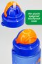 Children Water Flask Tritan Water Bottle with Straw Neck Strap Princess School Water Bottle Bpa-Free 500ml Purple T0107 - 5