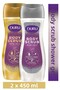 2X450 ml Crystal & Gold Shower Gel - Body Scrub Set of Two
