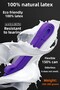 Resistance Band-35 Kg- Muscle Building Rubber Fitness Pilates Cross Training Band Purple - 3