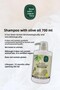 3 Olive Oil Shampoo 700 ml and Shampoo Brush Gift - 2
