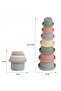 13 Piece Silicone Educational Toy Set - Cube Toy Game Tower Baby Kids Activity Toy Colorful - 8