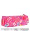 Girl's Two-Compartment Pink Kaukko Heart Printed Pencil Bag/Pencil Holder - K2694 - 3