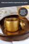 Jewelry Box Jewelry Organizer Box with Lid Jewelry Organizer Gold Color Model 12 - 3