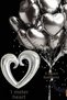 Silver Heart Set Big Heart Marriage Proposal Marriage Anniversary Valentine's Day Ornament