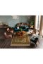 Mosso Beige Themed Floral Detailed Flamingo Patterned Woven Base Modern Decorative Carpet Mosso192Beige - 3