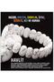 Certified Howlite Natural Stone Bracelet B724 - 3