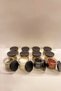 Home 12Pcs 300 ml Matte Black Shrink Spice Jar with Lid - 5