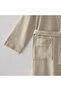 Alessa Men's Jacquard Beige Pique - 100% Organic Cotton Bathrobe - 3