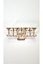 Shiny Stone Rectangular Metal Hair Clip 7 cm – Stylish and Elegant Bun Clip - 5