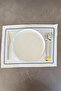 Limora Embroidered Minimal Lemon Framed 1 Piece American Service 45X35 cm - White - 2