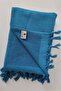 Towel Peshtemal 90X170Cm - Soft and Highly Water Absorbent - 100% Cotton-Cobalt - 4