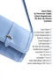 Blue Shk127 Faux Leather Hand, Arm and Shoulder Bag with Internal Zipper Pocket and Snap Closure L:17 W:22 W:7 cm - 7