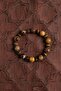 Certified Natural Tiger Eye and Jasper Stone Bracelet - 2
