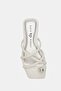 The camie women's white stone slippers - 6