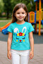 Embroidered Cotton Girls' T-Shirt - 2