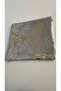 Italian Velvet Light Gray Throw Pillow Cover Gold Leaf Gilded Woven Decorative Cushion Pillow Case - 2